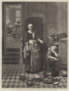 La Sirvienta Ociosa de Nicolaes Maes
